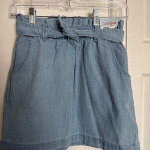 NWT Cat and Jack denim skirt